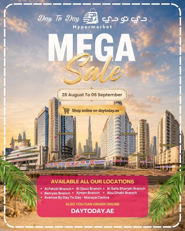 Day to Day Abu Dhabi Mega Sale