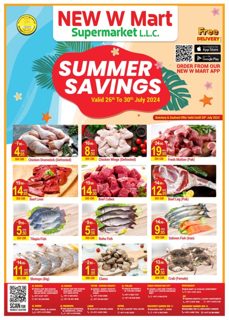 New W Mart Leaflet cover page