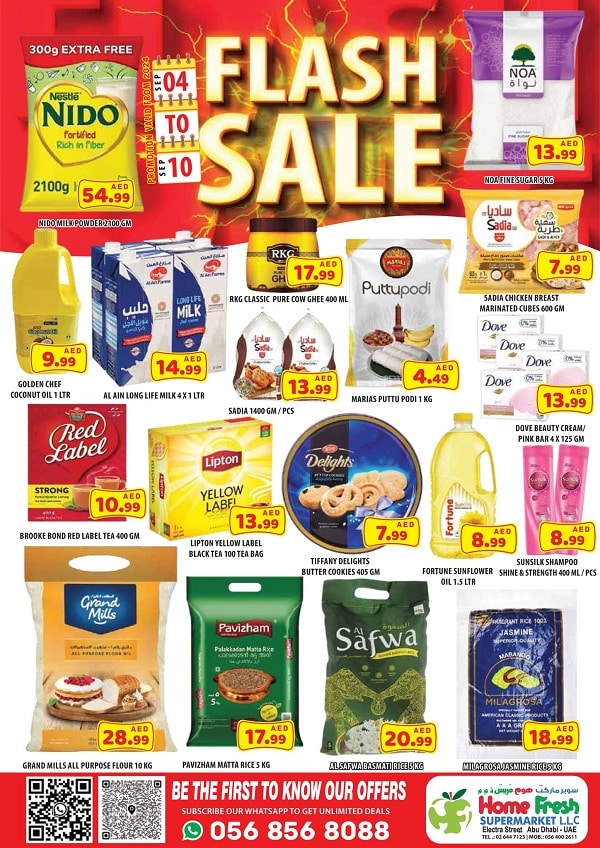 HomeFresh Supermarket leaflet cover page