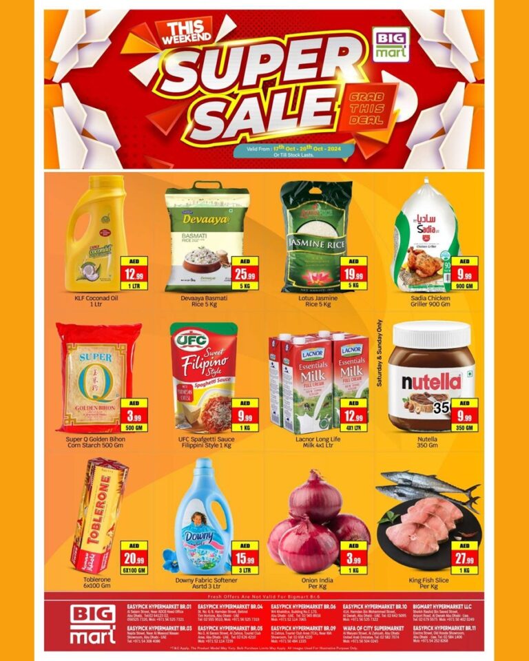 BIGmart Abu Dhabi Catalog Leaflet cover page