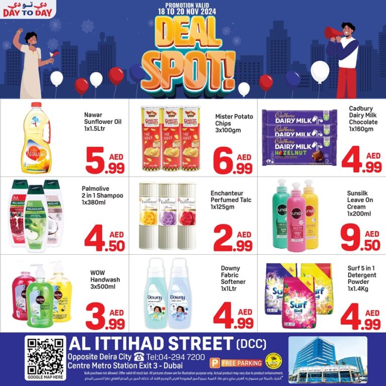 Day to Day Deira Leaflet cover page