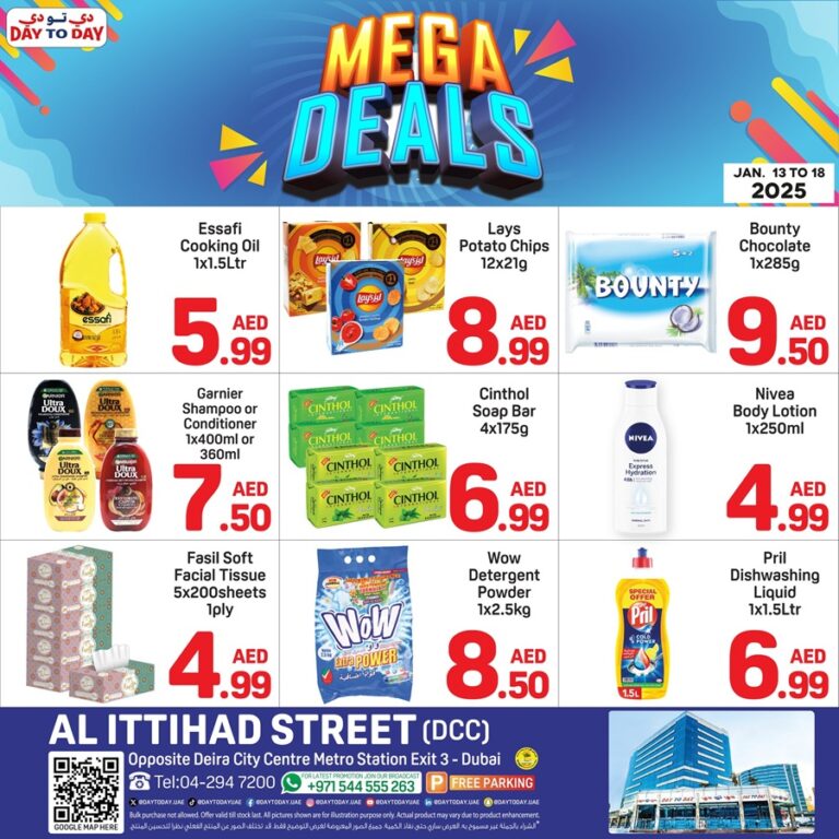 Day to Day Deira Leaflet cover page