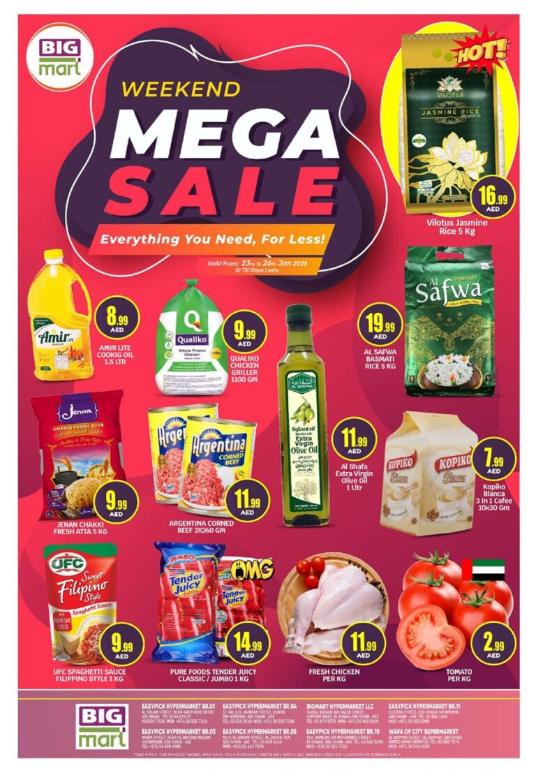 BIGmart Abu Dhabi Catalog Leaflet cover page