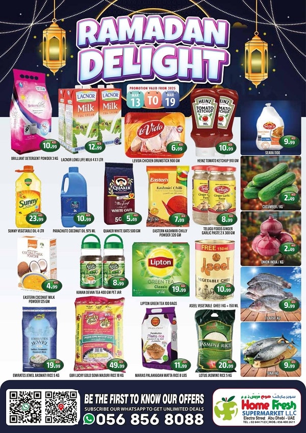 HomeFresh Supermarket leaflet cover page