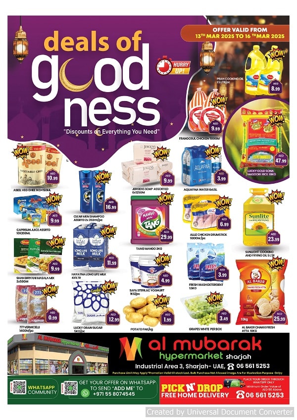 Al mubarak leaflet cover page