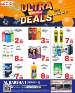 Day to Day Al Barsha Leaflet cover page