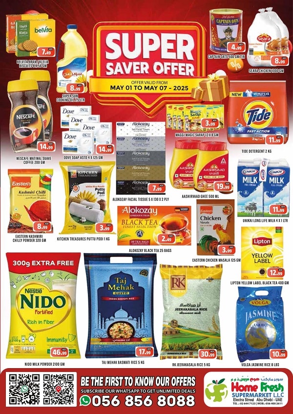 HomeFresh Supermarket leaflet cover page