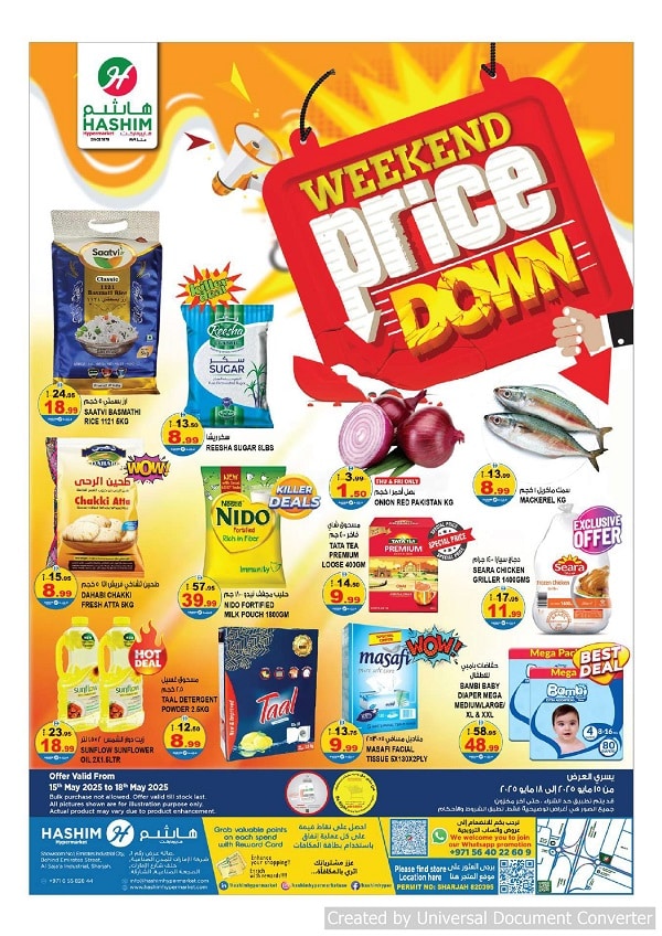 Hashim leaflet cover page