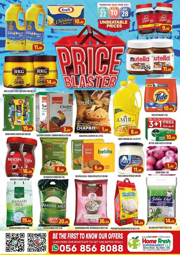HomeFresh Supermarket leaflet cover page