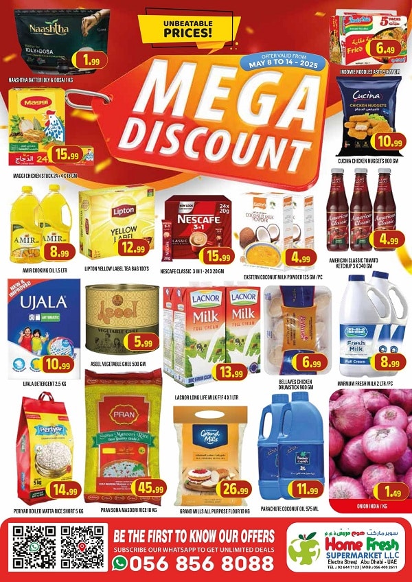 HomeFresh Supermarket leaflet cover page