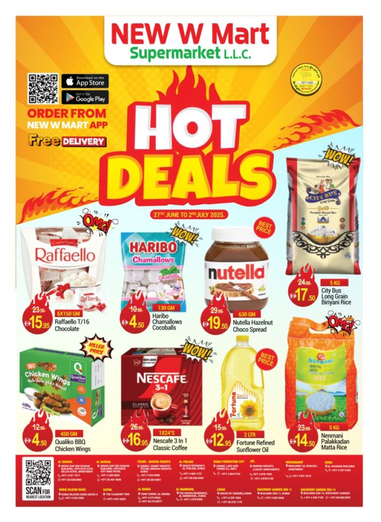 New W Mart Catalog Leaflet cover page