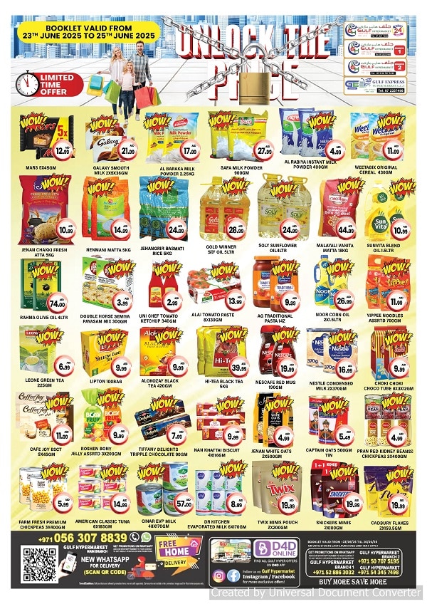 GULF HYPERMARKET leaflet cover pag