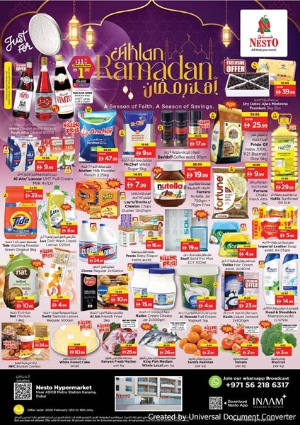 Nesto Al Fahidi Ramadan offers