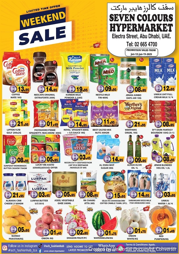 Seven Colors leaflet cover page