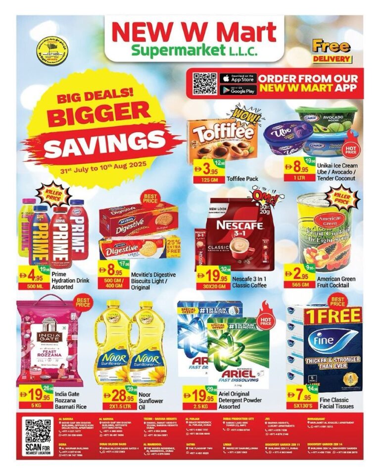 New W Mart Catalog Leaflet cover page