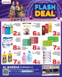 Day to Day Al Barsha Leaflet cover page
