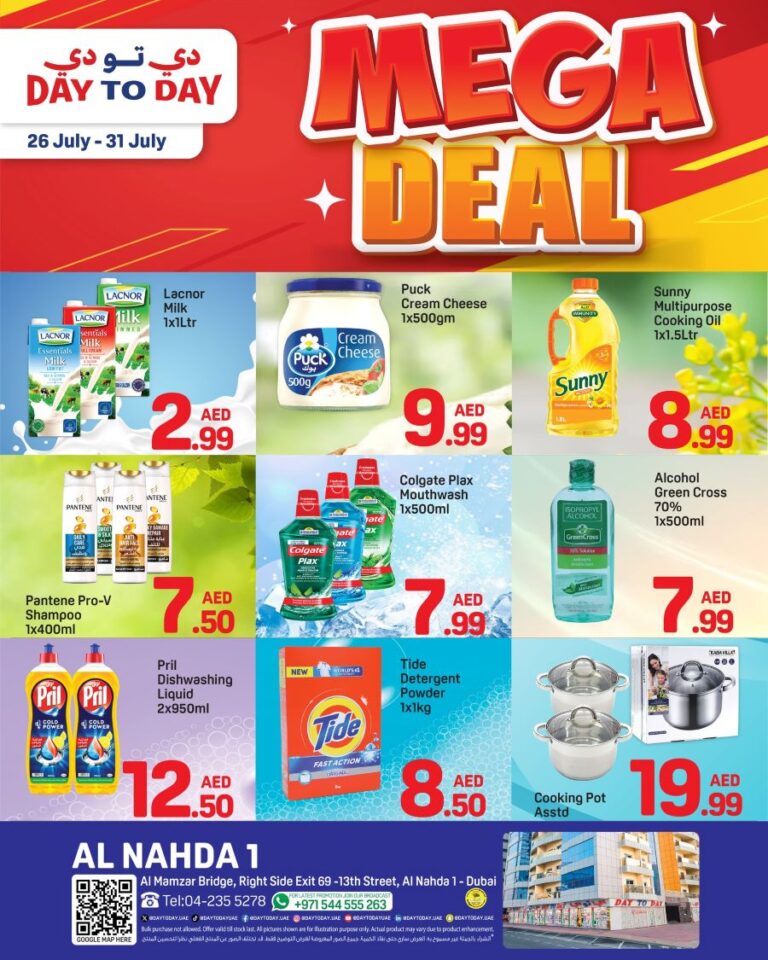 Day to Day Al Nahda Leaflet cover page