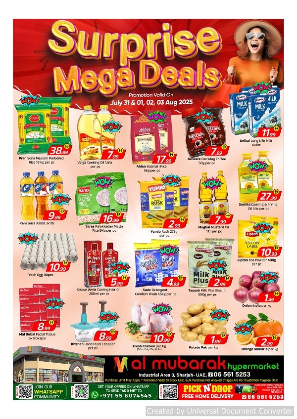 Al Mubarak Hypermarket leaflet cover page