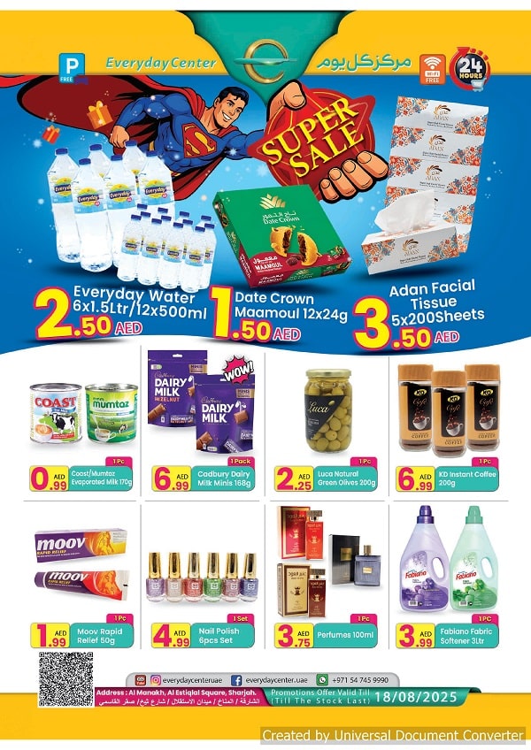 Every Day Center leaflet cover page