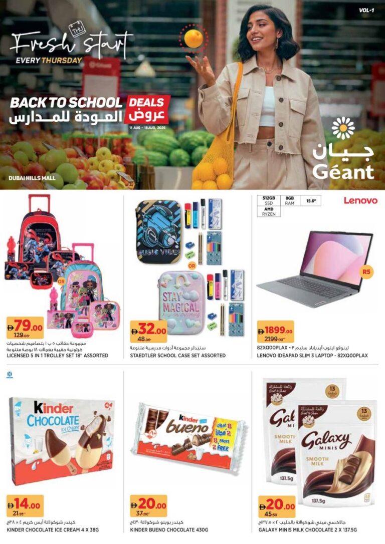 Geant Catalog Leaflet cover page