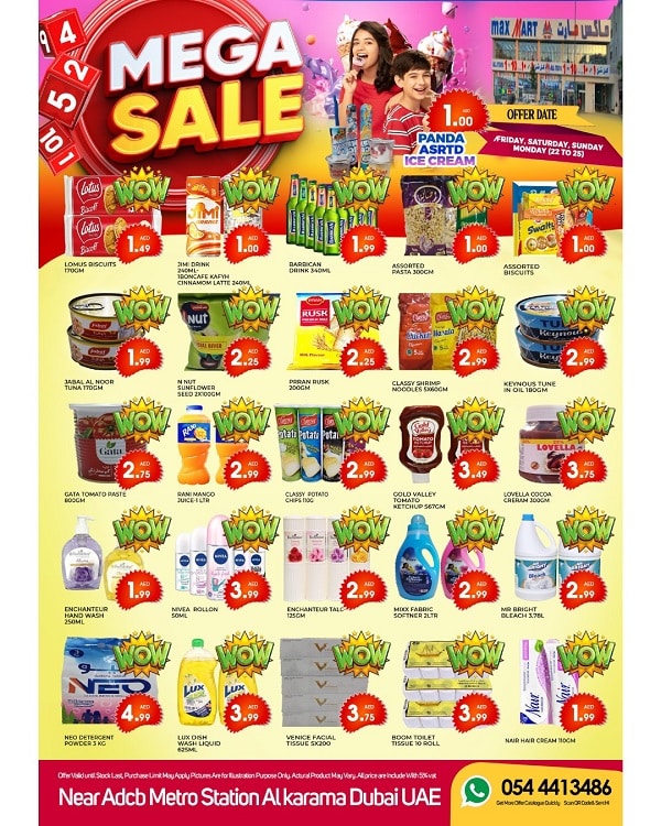 Maxmart leaflet cover page