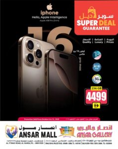 Ansar Gallery Catalog Leaflet cover page