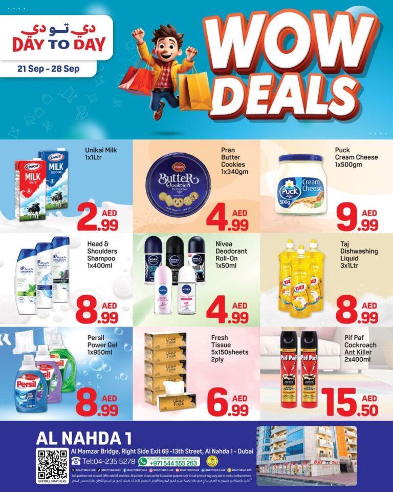 Day to Day Al Nahda Leaflet cover page