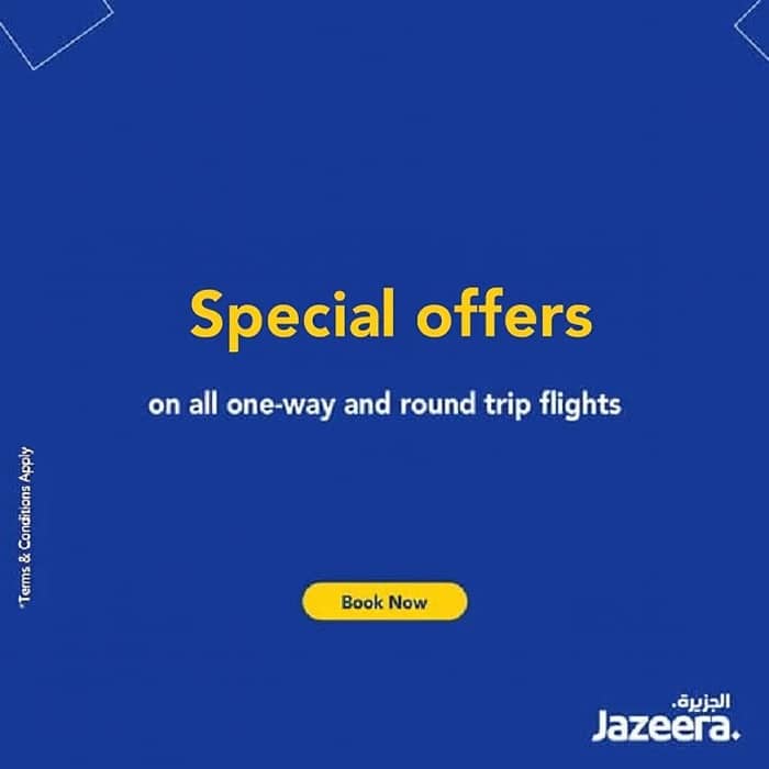 Jazeera Airways Flash sale