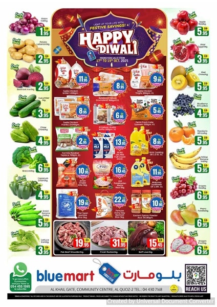 Bluemart Hypermarket Diwali offer