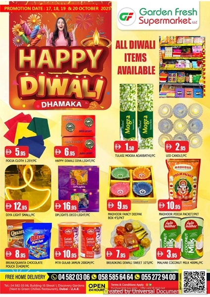 Garden Fresh Supermarket Diwali offer