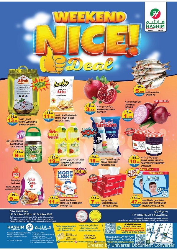 Hashim leaflet cover page