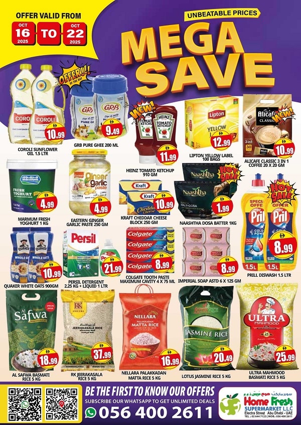 Home Fresh leaflet cover page