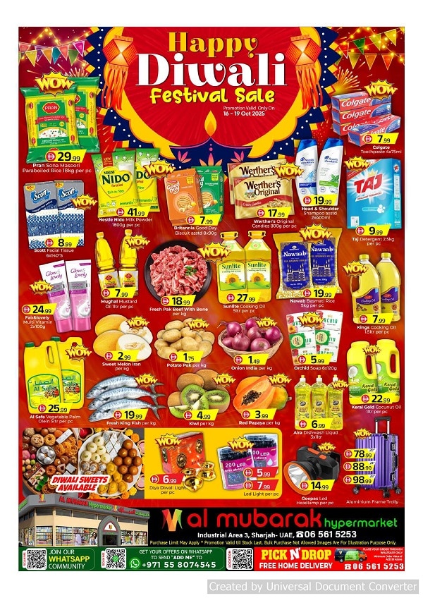 Mubarak leaflet cover page