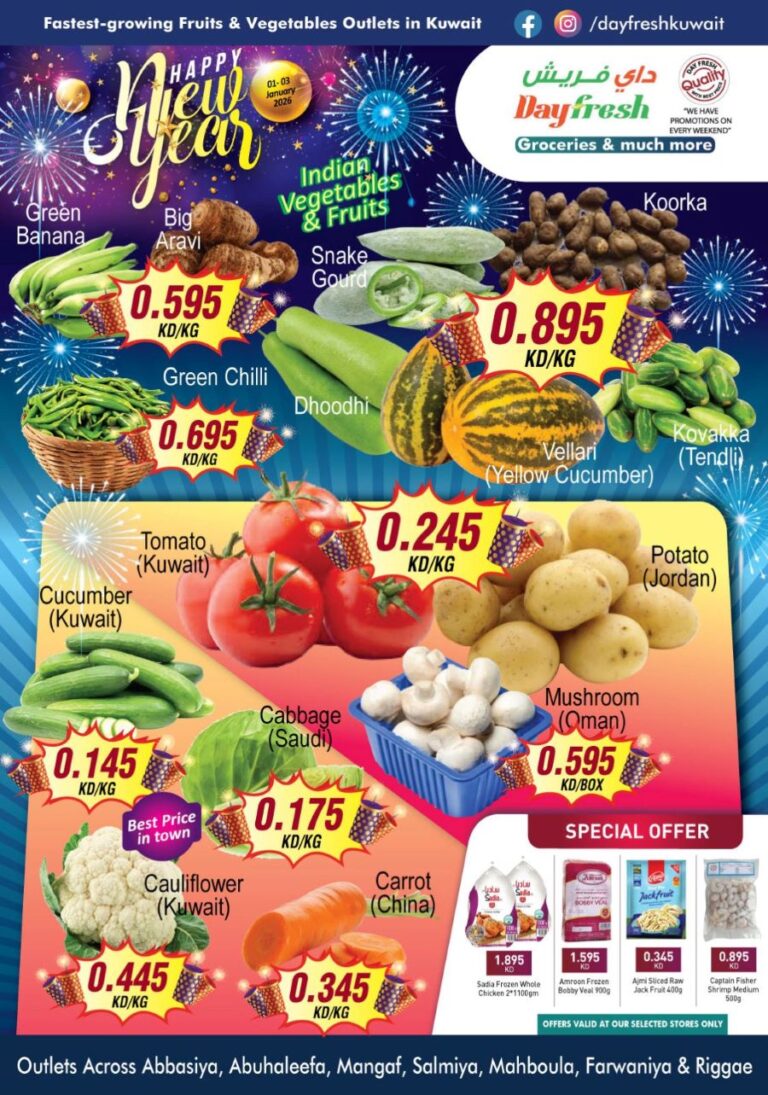 Day Fresh New Year offers