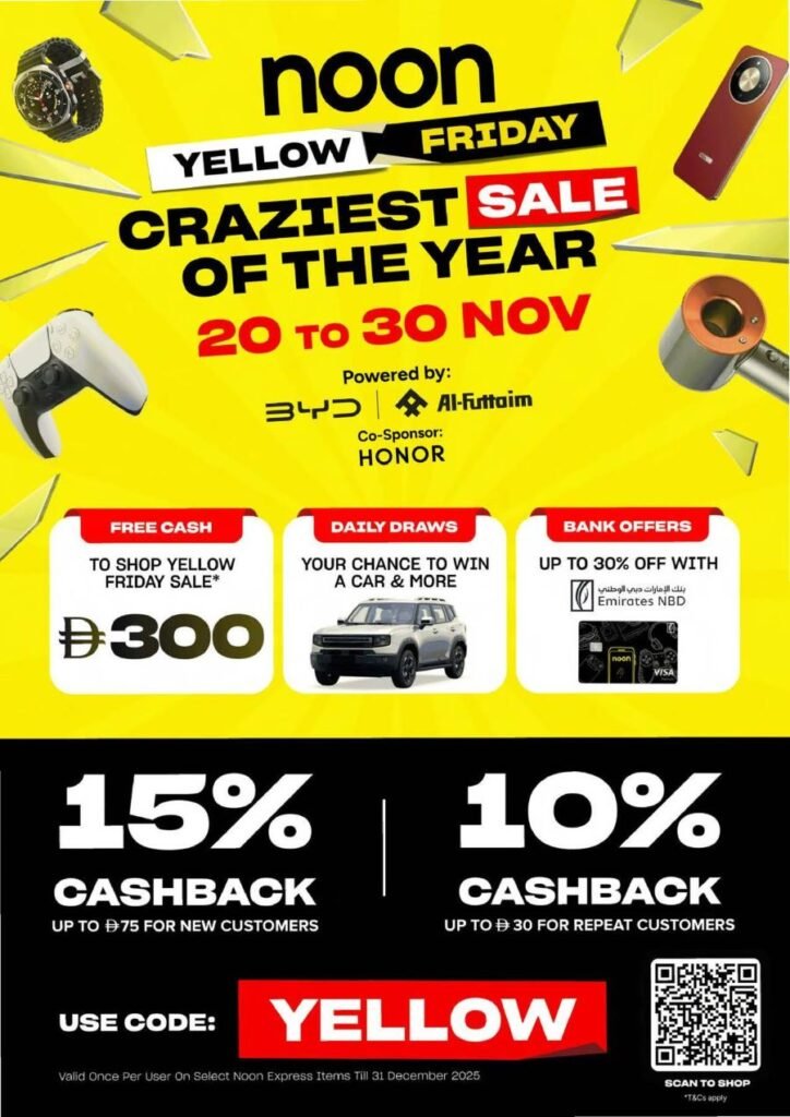 Noon Yellow Friday Sale
