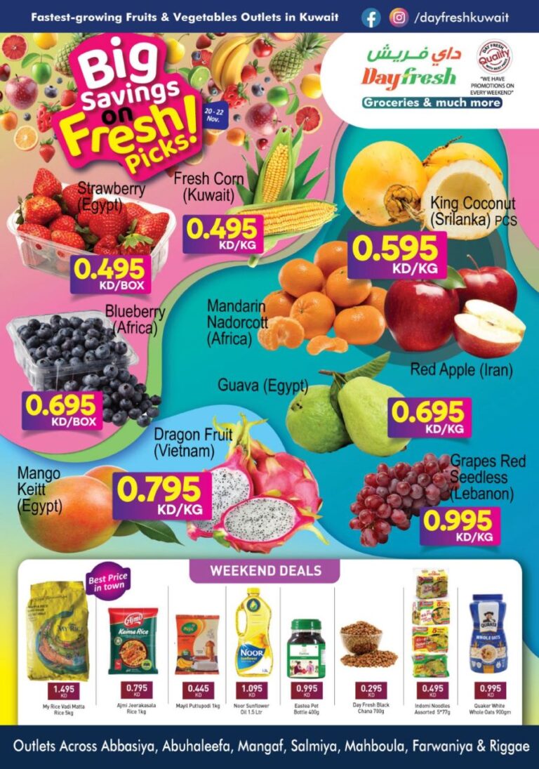 Day Fresh Big Savings deals