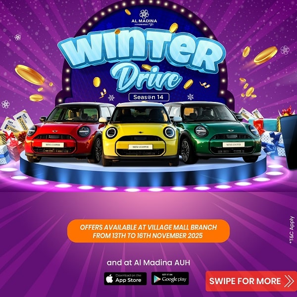 Al Madina Hypermarket Abu Dhabi Winter Drive