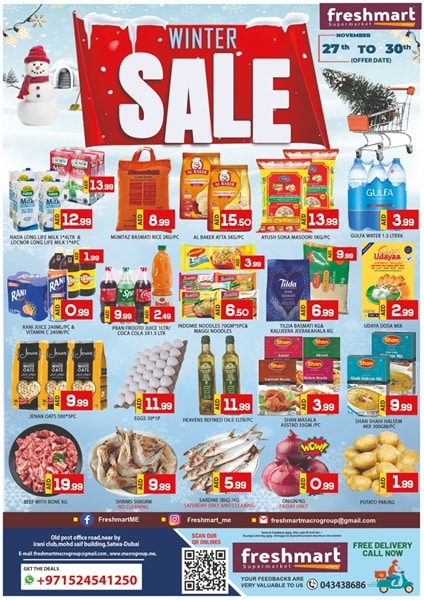 Freshmart Satwa Winter Sale