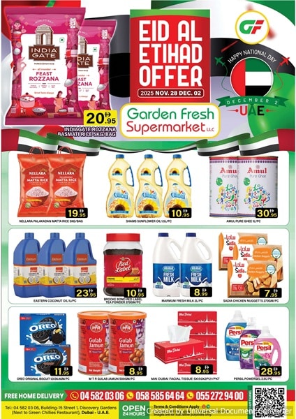 Garden Fresh Supermarket National Day offer