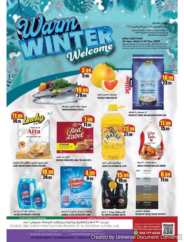 Hashim Sharjah  Winter deals