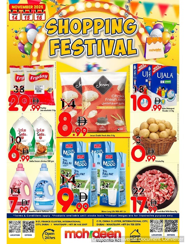 Mohideen Hypermarket Shopping Festival offers