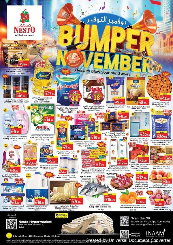 Nesto Al Nahda Bumper November offer