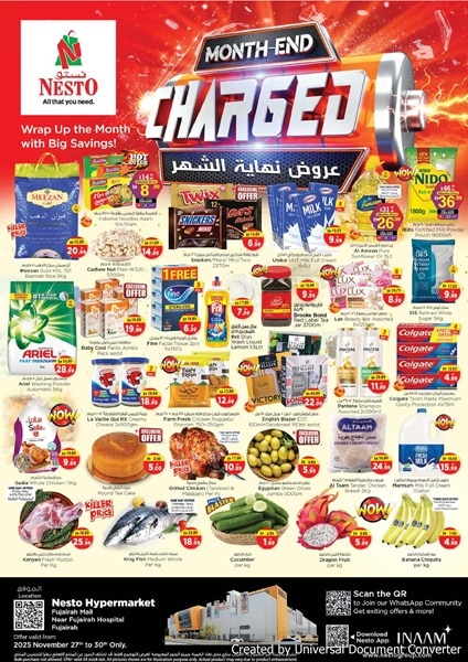 Nesto Fujairah Month-End Charged Deals