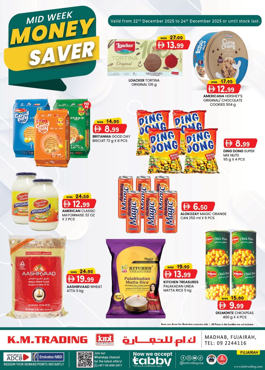 KM Trading Fujairah Leaflet cover page