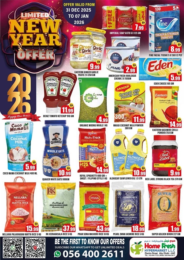Home Fresh Supermarket New Year offers