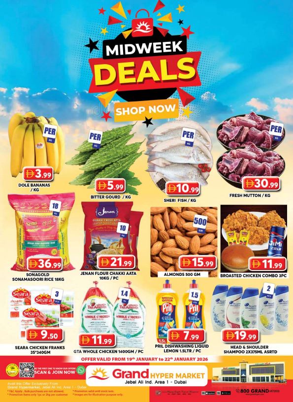 Grand Hyper Midweek deals