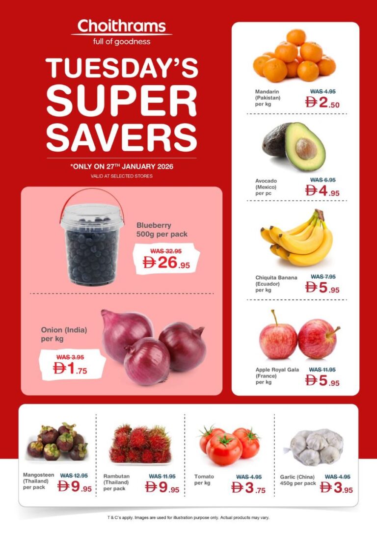 Choithrams Tuesday’s Super Savers