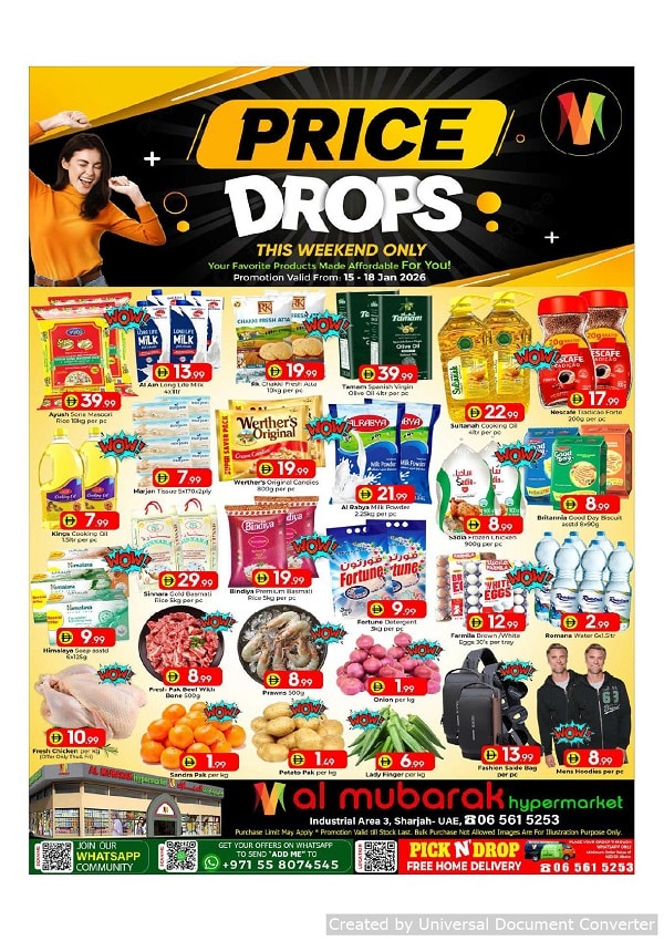 Al Mubarak Hypermarket Price Drop offers