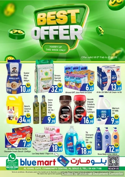 Bluemart Hypermarket Catalog cover page