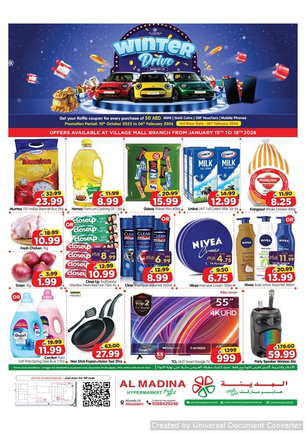 Madina Discount Market Winter Drive offers